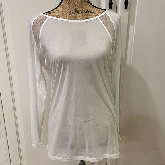 Lululemon Cross back sheer shirt - Picture 2 of 10